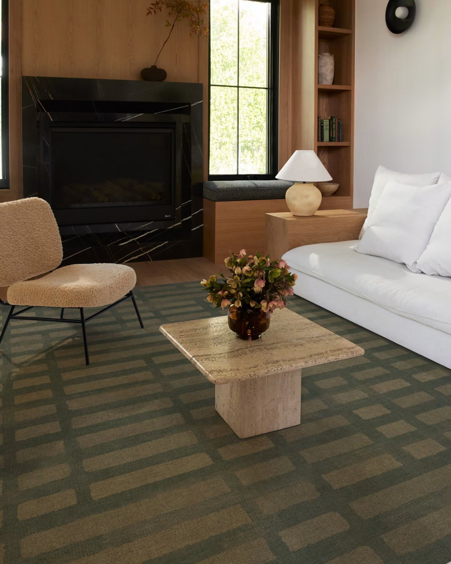 Laine Olive Green Rug 8' x 10' thumbnail 4