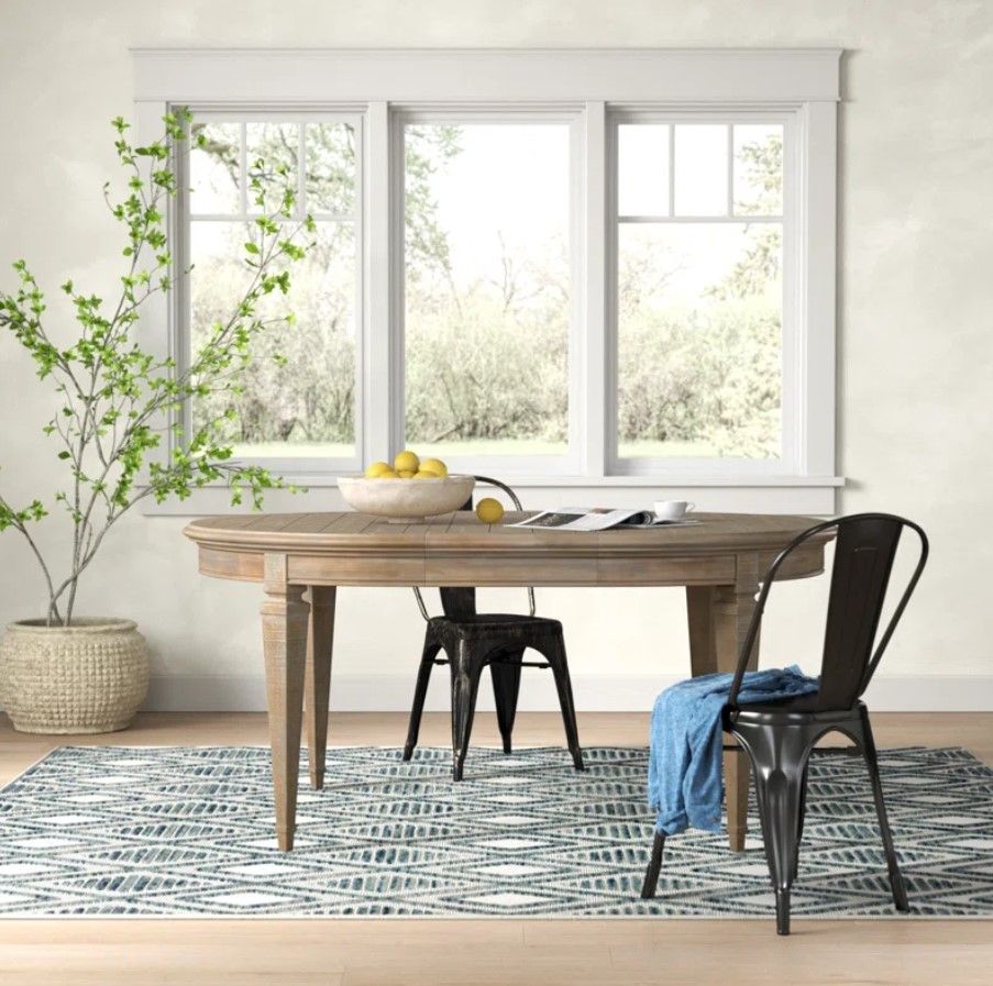 Addora Extendable Solid Wood Dining Table thumbnail 2