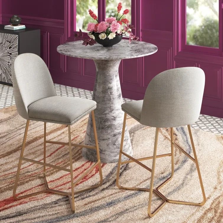 Ainhoa Upholstered Counter Stool thumbnail 2