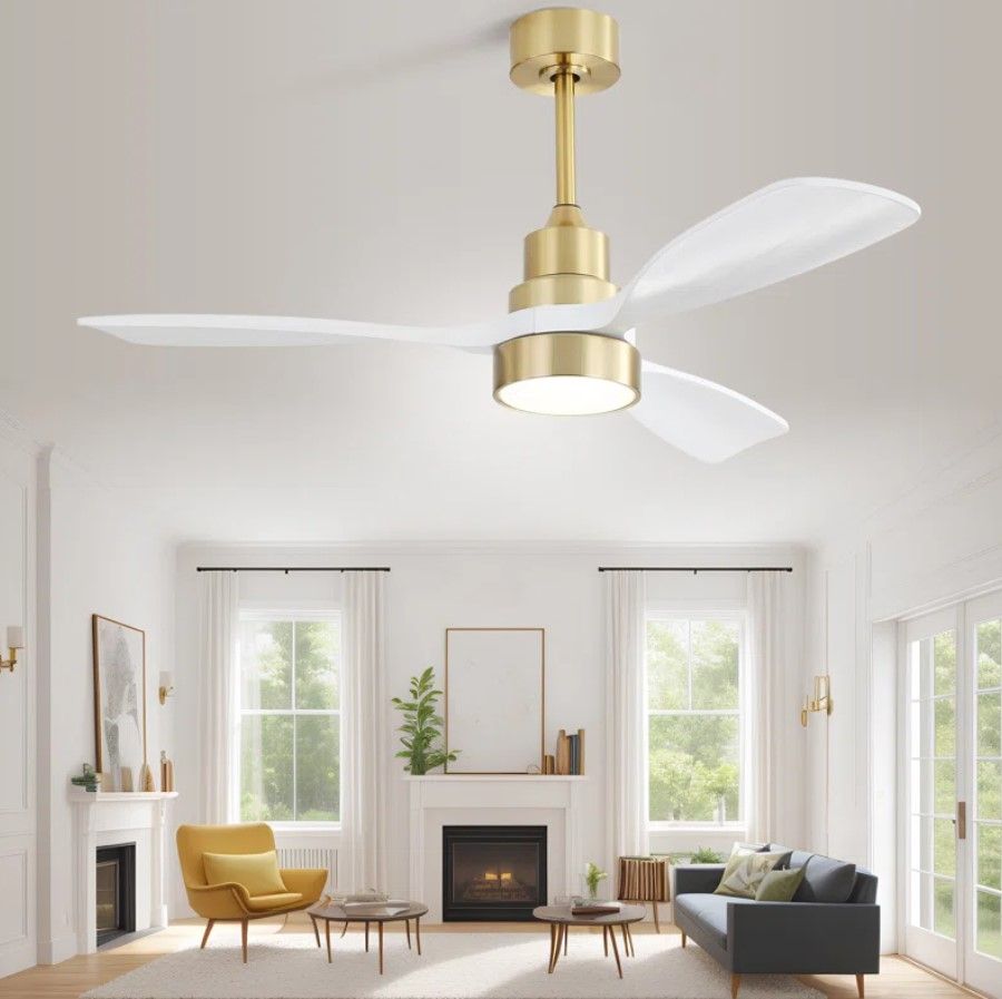 Nicola 48" 3 Blade LED Standard Ceiling Fan thumbnail 3