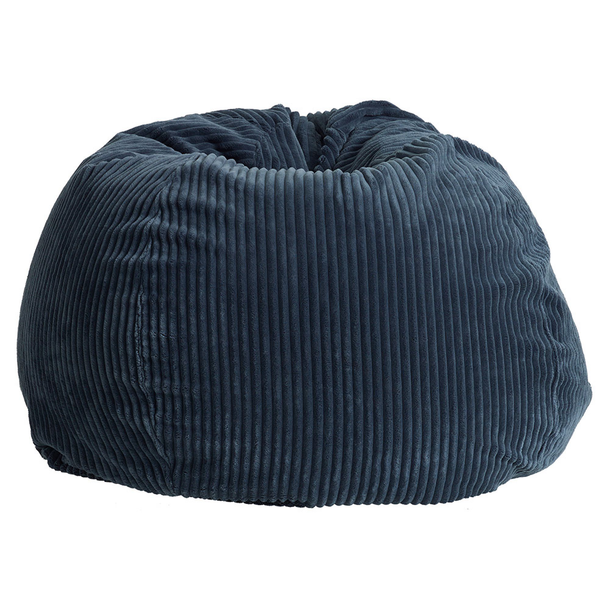 Midnight Chamois Bean Bag Chair Slipcover Only Medium thumbnail 2