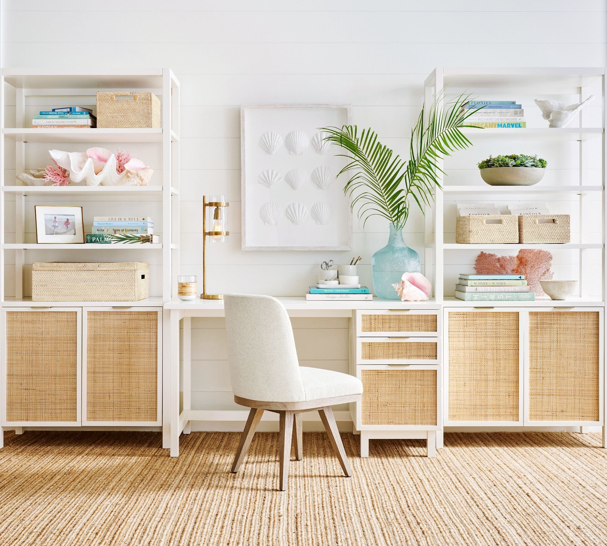 Westly Cane Single Cabinet Writing Desk thumbnail 3