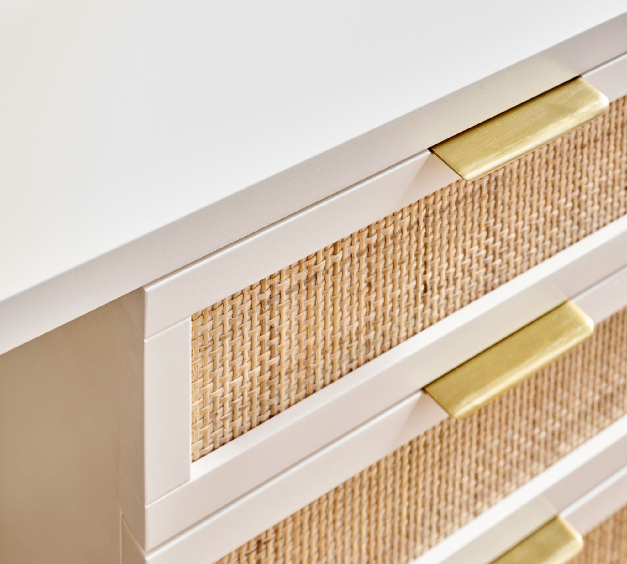 Westly Cane Single Cabinet Writing Desk thumbnail 7