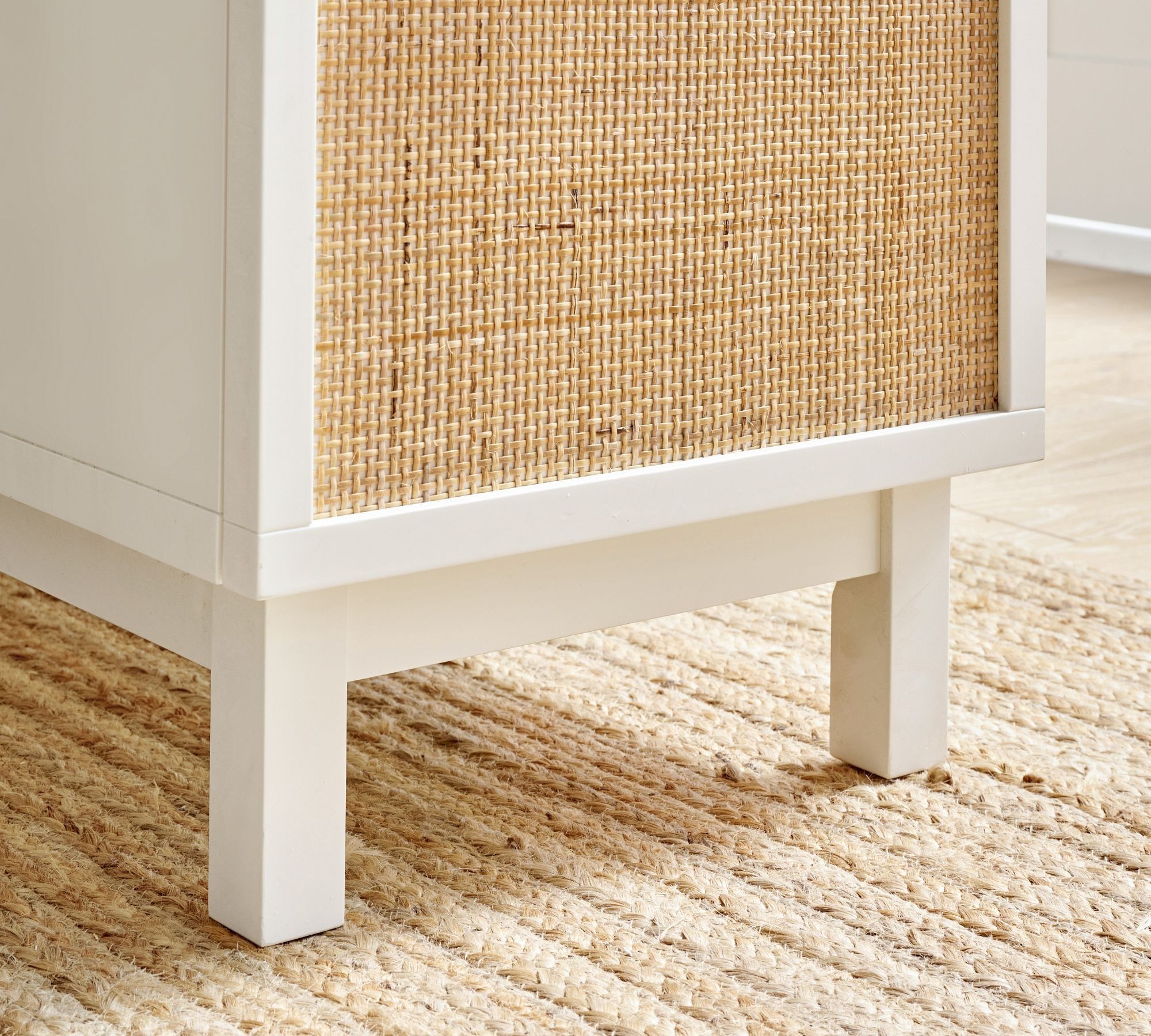 Westly Cane Single Cabinet Writing Desk thumbnail 8