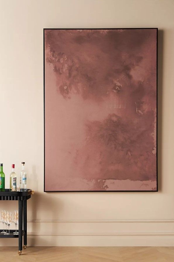 Ink Movement Mauve Wall Art thumbnail 2