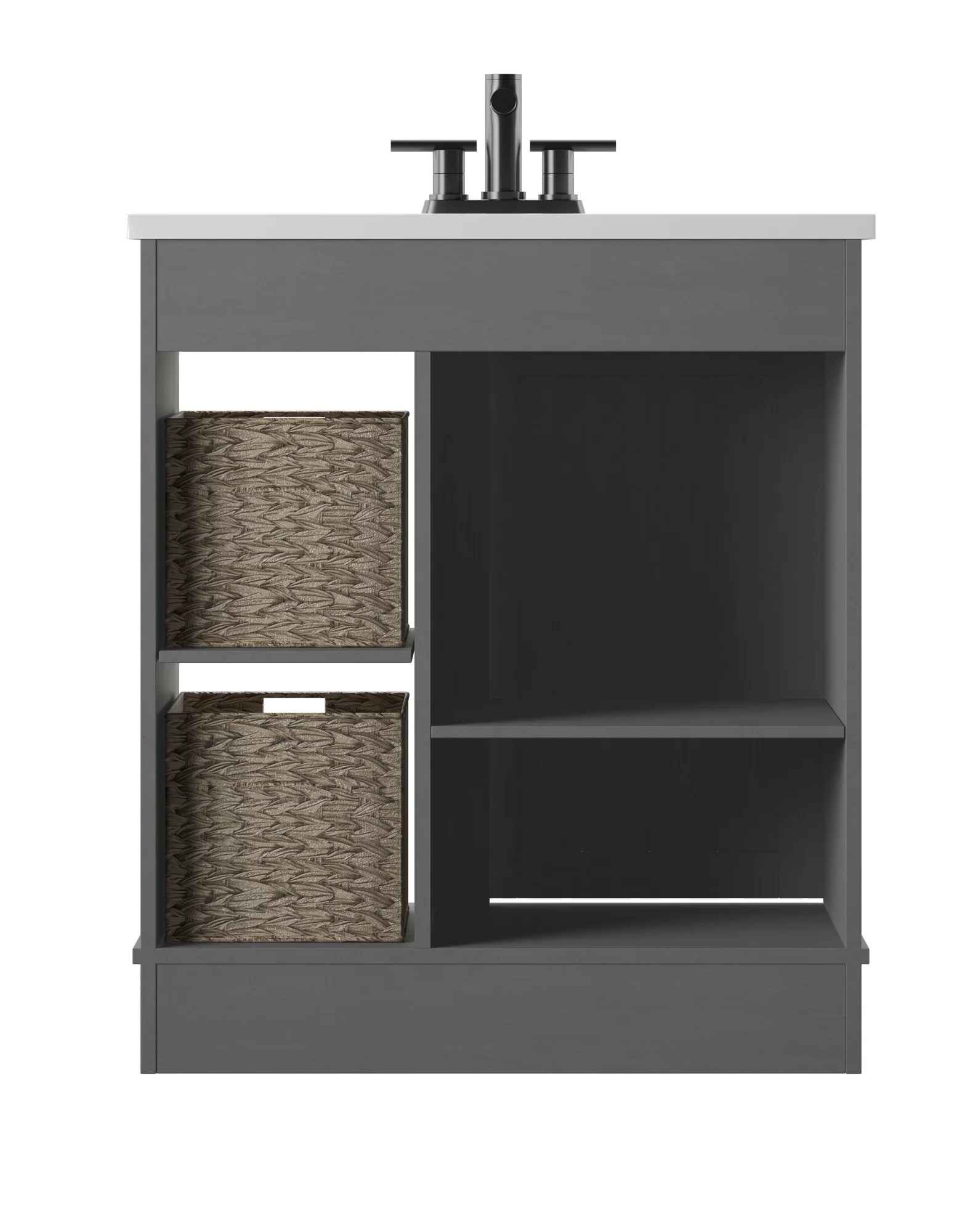 Braylen Single Bathroom Vanity with Ceramic Top thumbnail 6