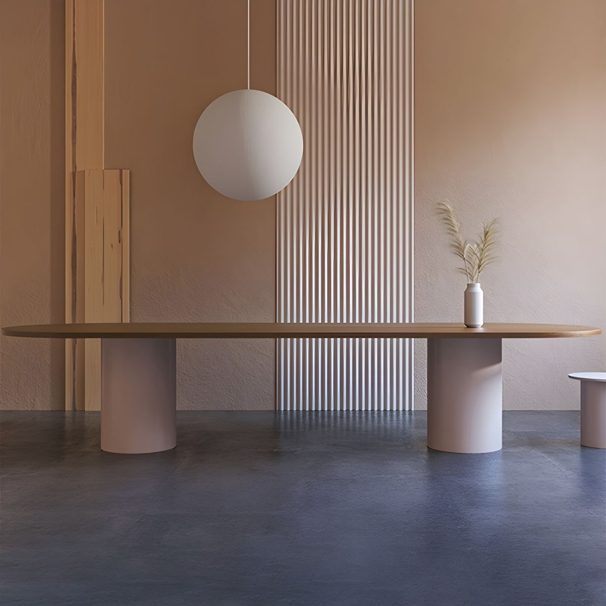 Oval Shaped Office Conference Table thumbnail 2