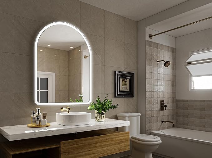Arched LED Bathroom Mirror thumbnail 2