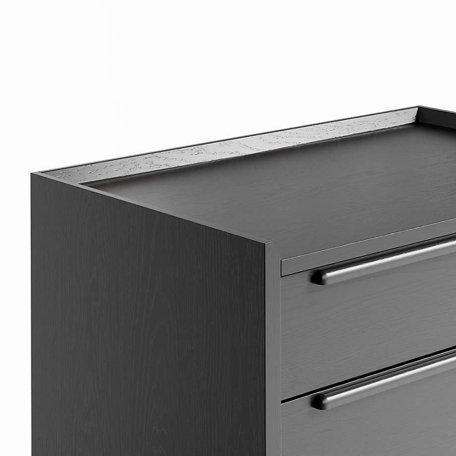 Tate Black 5-Drawer Dresser thumbnail 4