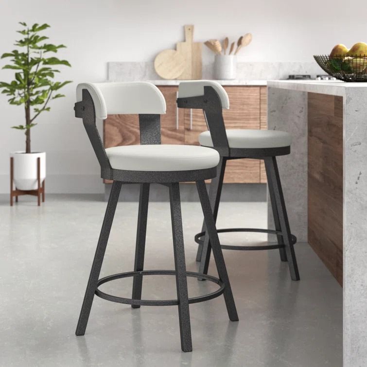 Berrin Bar Stool with Metal Frame thumbnail 2