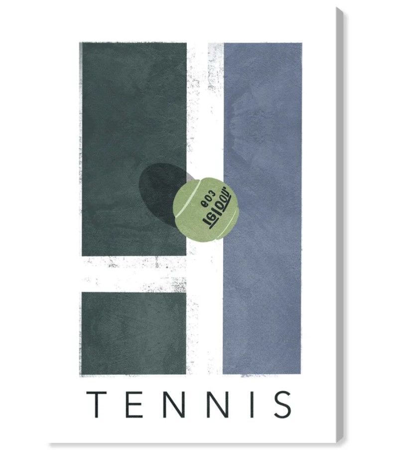 Green Tennis Painting Print thumbnail 2