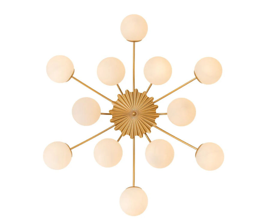 Blossom 12 Light Semi Flush Chandelier thumbnail 4