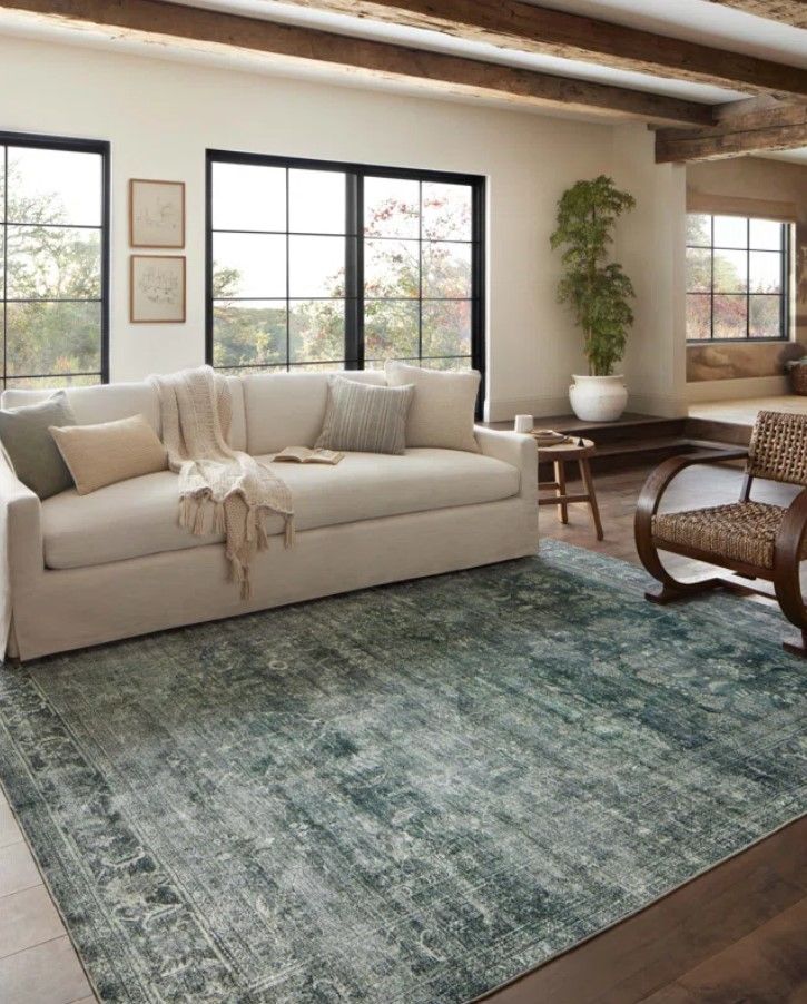 X Loloi Banks Machine Washable Blue Lagoon Area Rug thumbnail 2