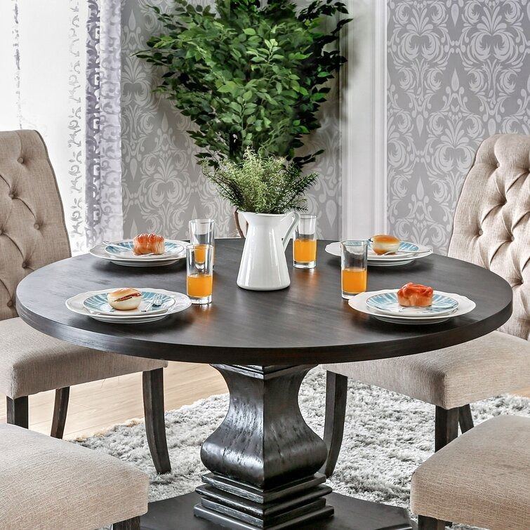 Black Round Dining Table thumbnail 5