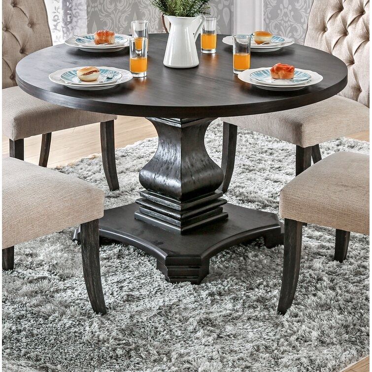 Black Round Dining Table thumbnail 6