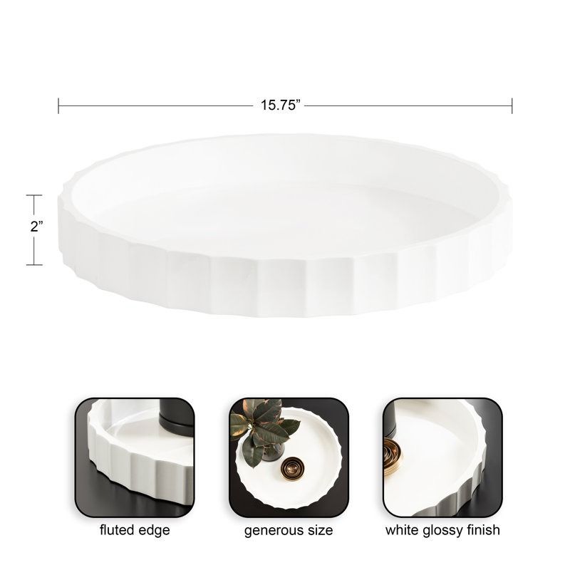 Montara Fluted Round Serving Tray thumbnail 6