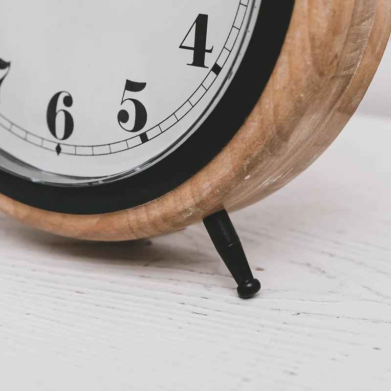 Analog Quartz Movement Crystal Tabletop Clock thumbnail 4