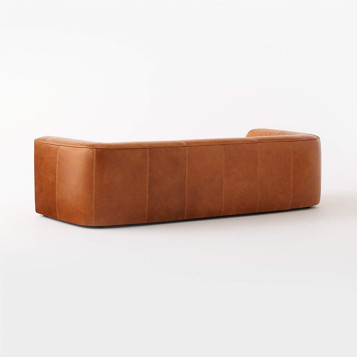 Rodez 105" Saddle Leather Sofa thumbnail 4