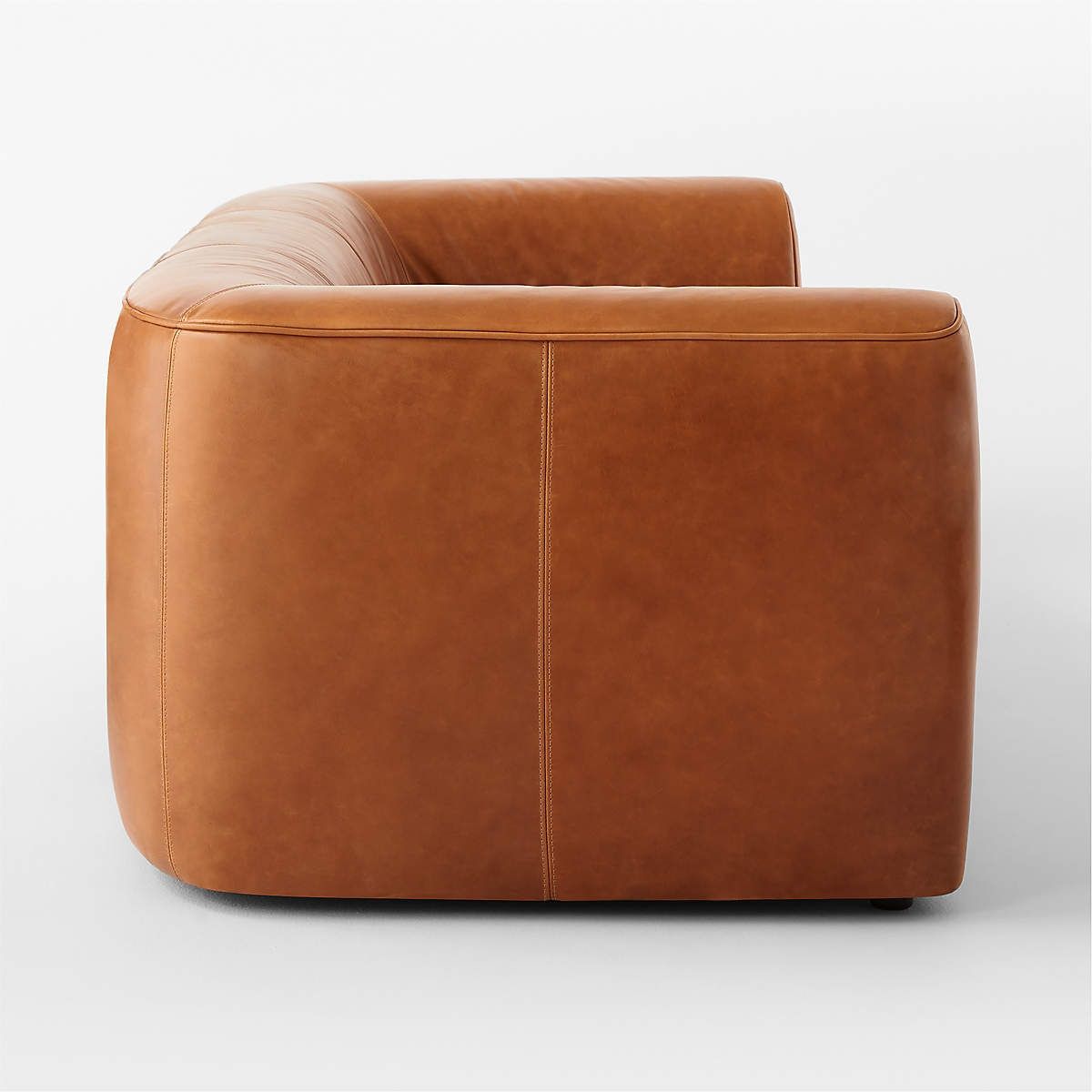Rodez 105" Saddle Leather Sofa thumbnail 5