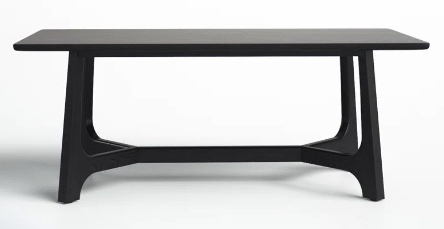 Burk 76" Trestle Dining Table thumbnail 3