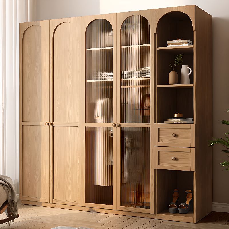 Sepia Timber Modish Cabinet Armoire thumbnail 3