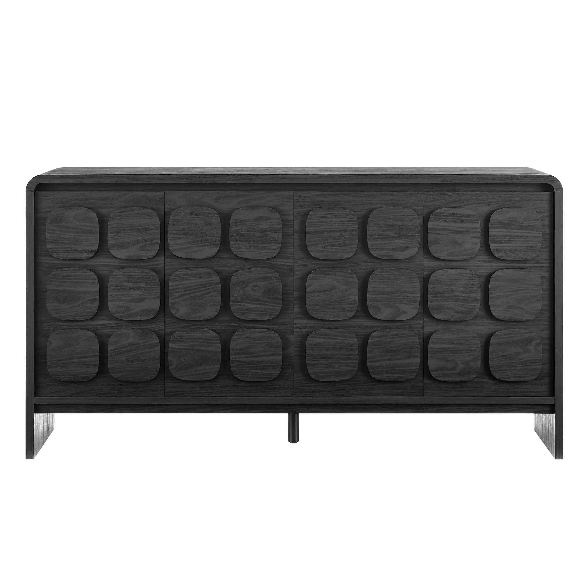 Curie 61" Black Sideboard thumbnail 3