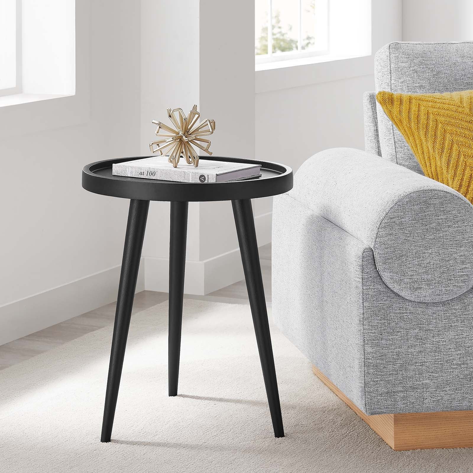 Tripod Black Side Table thumbnail 2