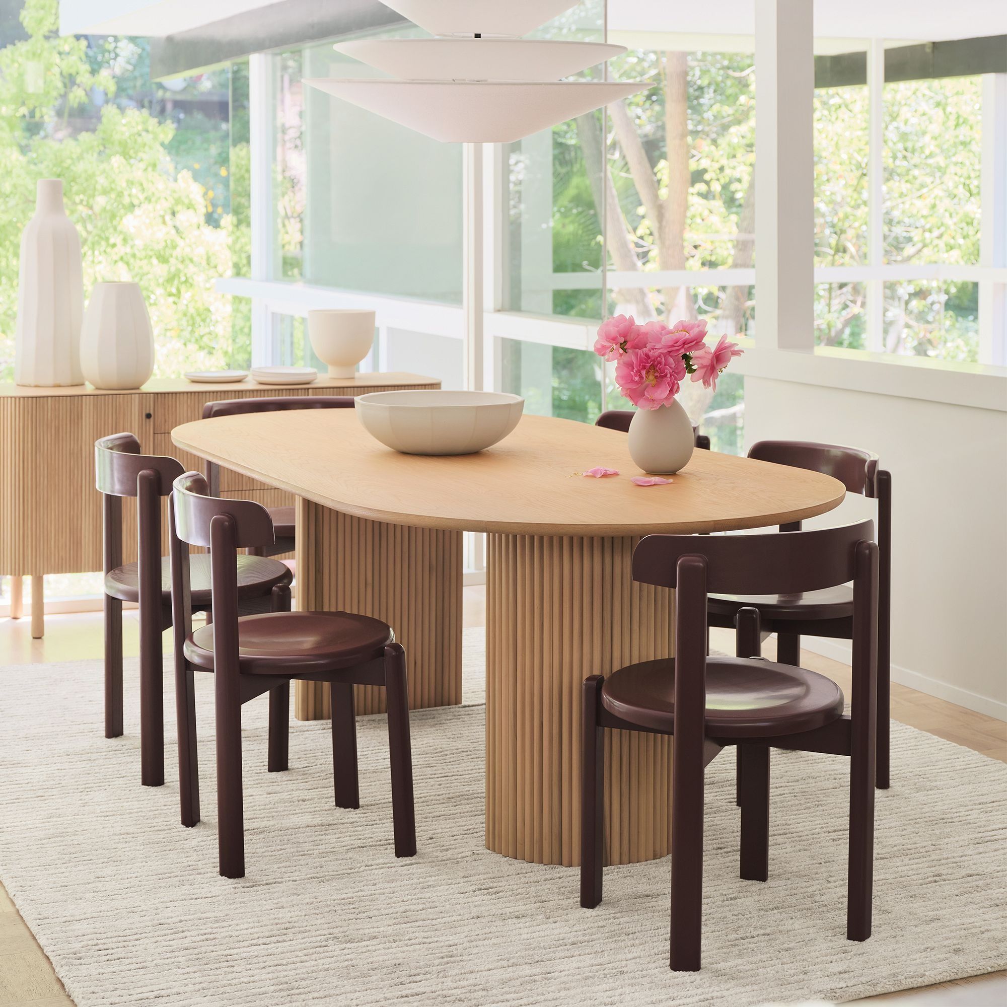 Ellington Oval Pedestal Dining Table 86 thumbnail 8