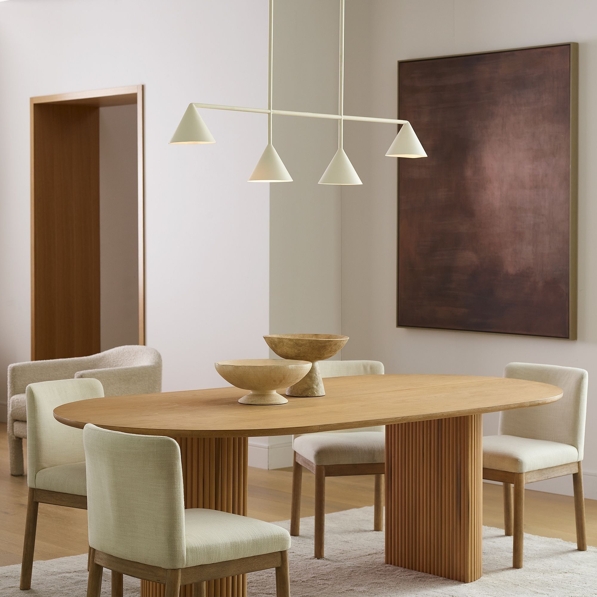 Ellington Oval Pedestal Dining Table 86 thumbnail 10
