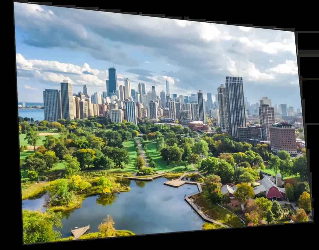 Lake Michigan Chicago Wall Art-60"x40" thumbnail 3