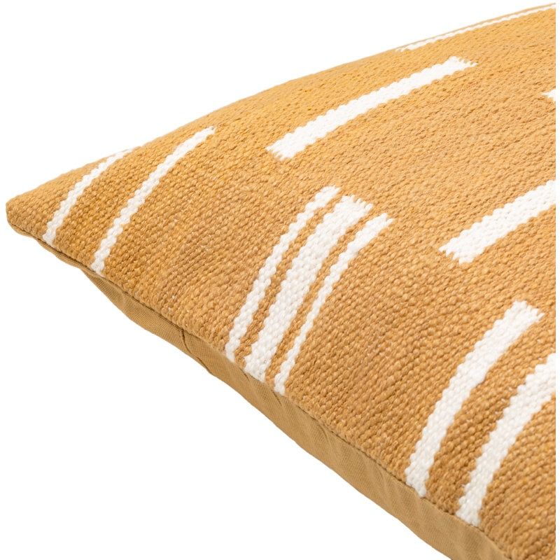 Chanterelle Embroidered Cotton Throw Pillow thumbnail 5