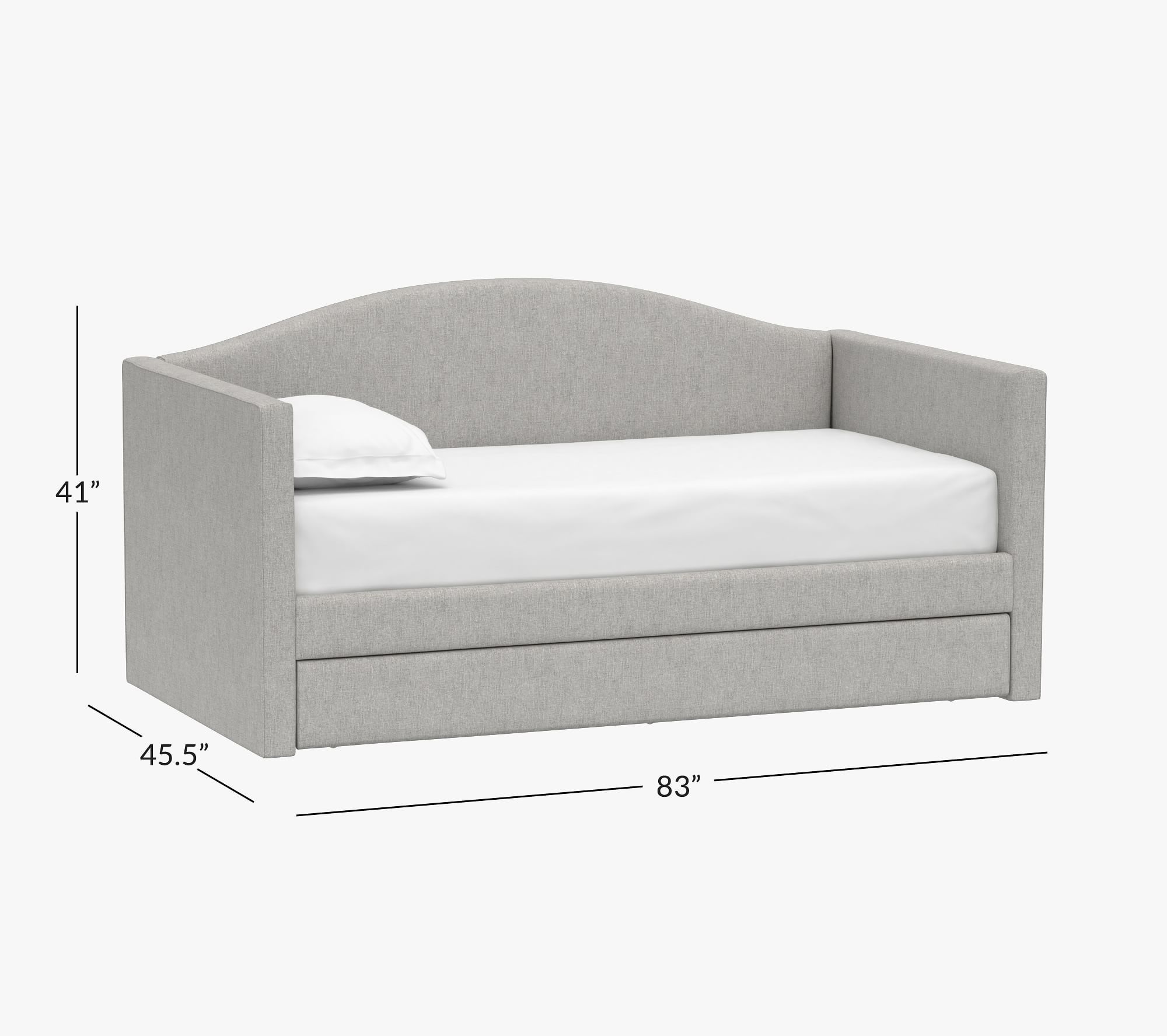Carter Camelback Daybed with Trundle thumbnail 2