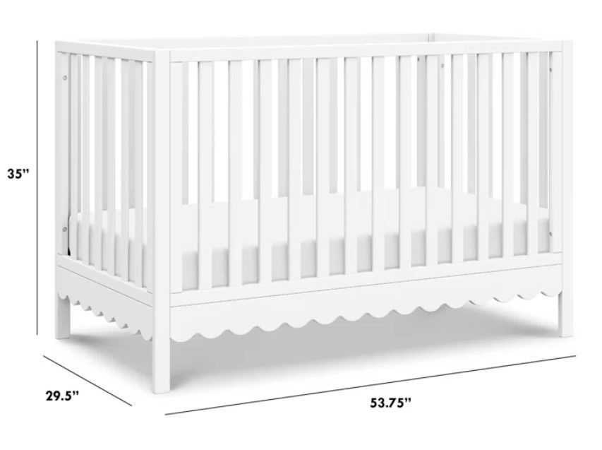 Sammy Scallop 4 in 1 Convertible Crib thumbnail 3