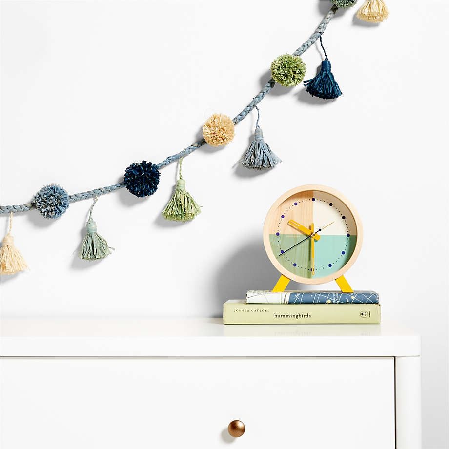 All Across Africa Blue Pom Pom Garland thumbnail 2