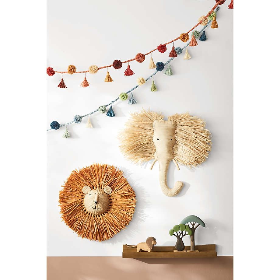 All Across Africa Blue Pom Pom Garland thumbnail 3