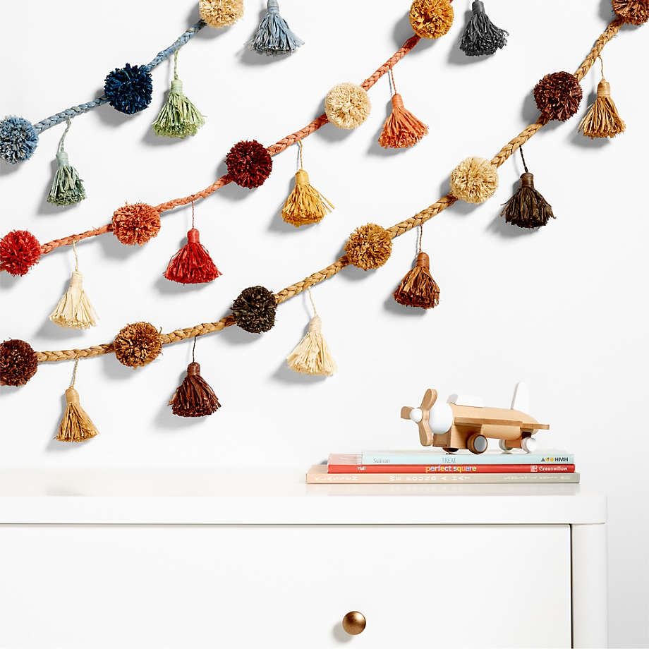 All Across Africa Blue Pom Pom Garland thumbnail 4