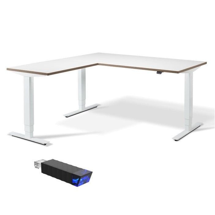 stockholm height adjustable corner desk thumbnail 2