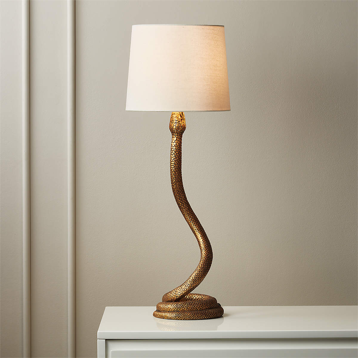 Snake Bronze Table Lamp thumbnail 2