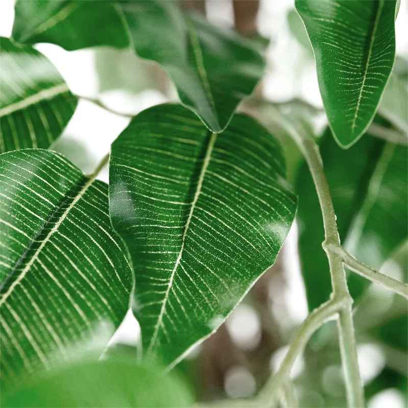 Tall Fake Plants Faux Ficus Tree in Neutral Pattern Planter Artificial Plants thumbnail 4