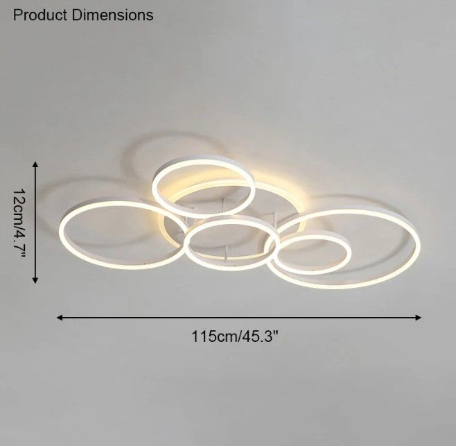 WOMO Circular LED Ceiling Light thumbnail 2