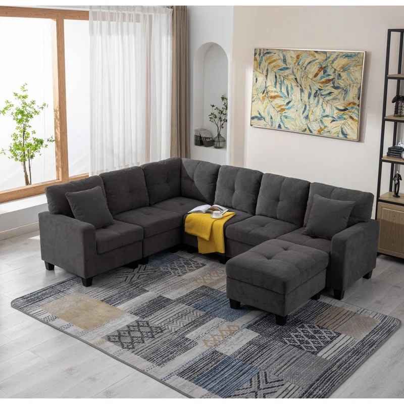 Reversible Modular Corner Sectional Sofa thumbnail 5