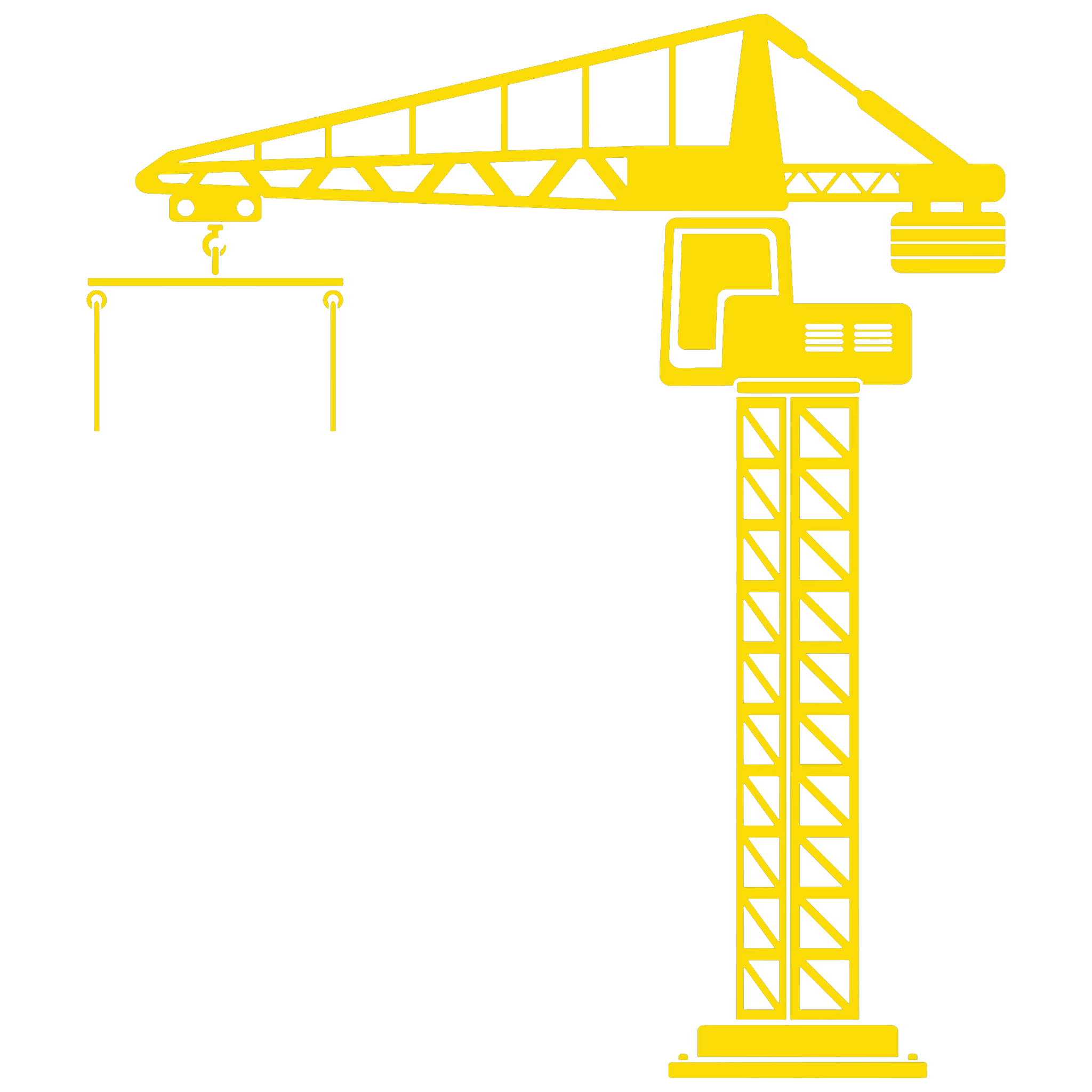 Construction crane wall art decor thumbnail 2