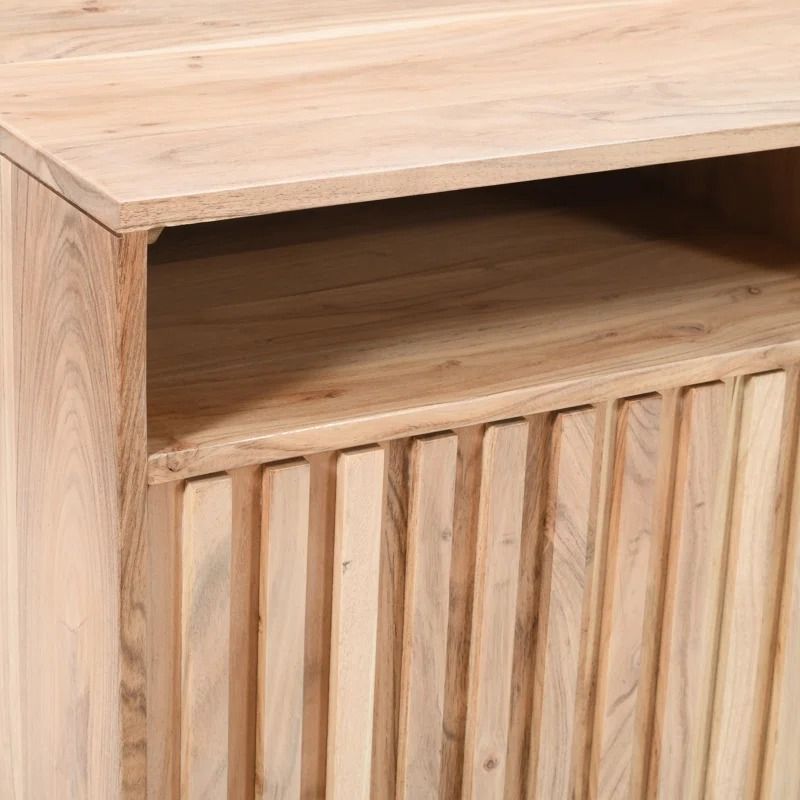 Delarue 60 Modern Console Storage TV Stand Cabinet thumbnail 4