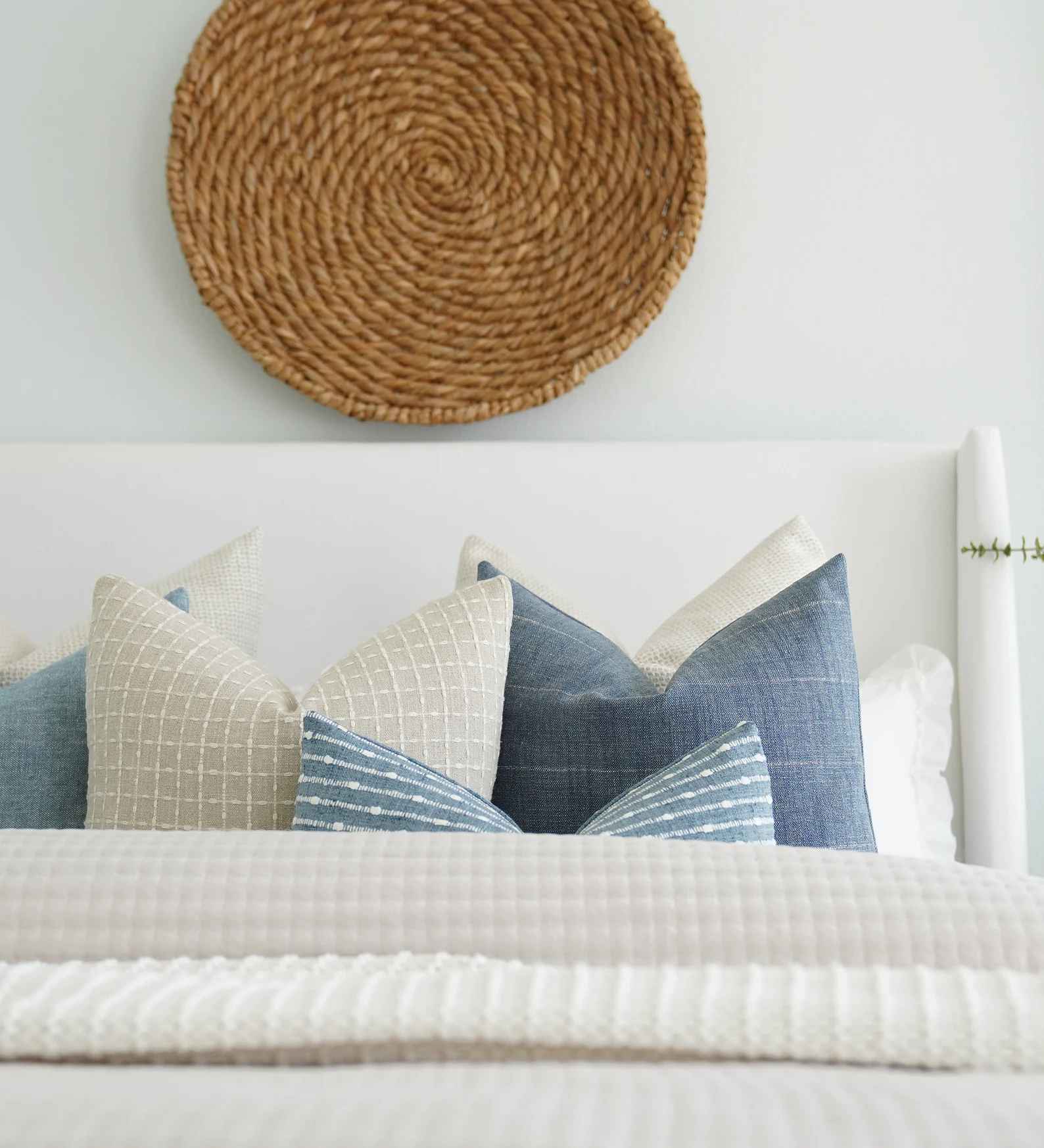 Small Windowpane Pillow Cover-20"x20" thumbnail 2