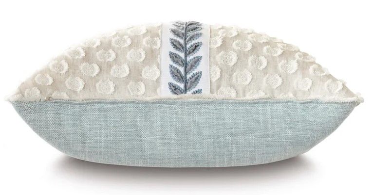 Amberlynn Applique Decorative Square Cotton Blend Pillow Cover and Insert thumbnail 3