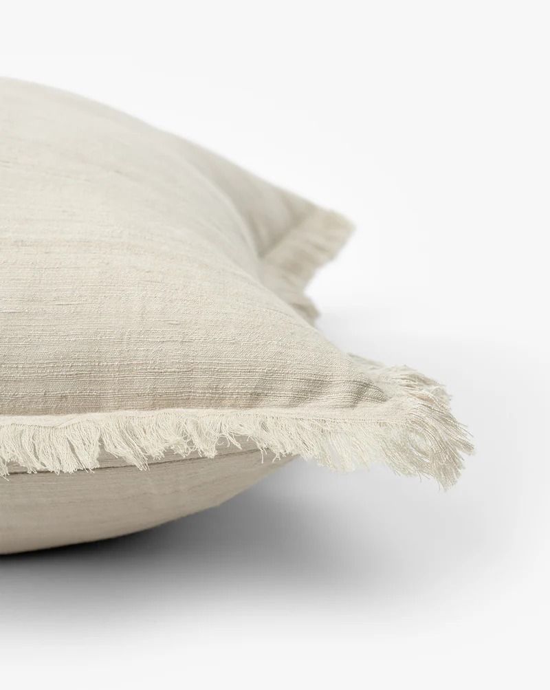 Abbey Silk Fringe Pillow Cover thumbnail 2