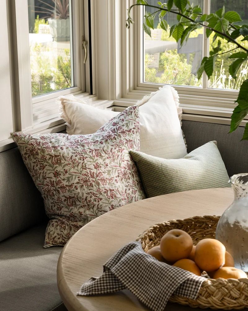 Abbey Silk Fringe Pillow Cover thumbnail 3