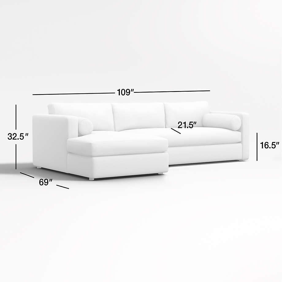 Aris 2-Piece Left-Arm Chaise Sectional Sofa thumbnail 3