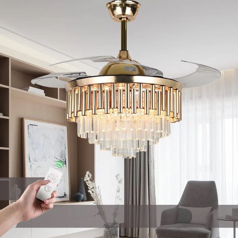 Courtny 42'' Ceiling Fan with LED Lights thumbnail 2