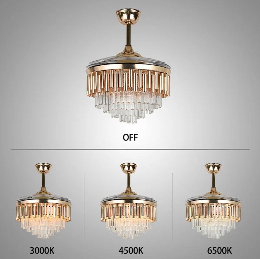 Courtny 42'' Ceiling Fan with LED Lights thumbnail 3